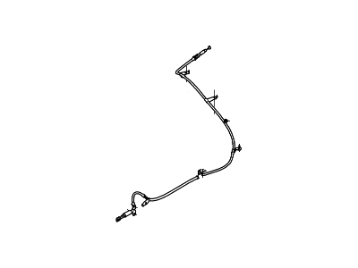 Lincoln Parking Brake Cable - 7T4Z-2A635-A