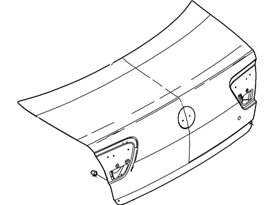 Lincoln 6N7Z-5440110-AA Door Assy - Luggage Compartment