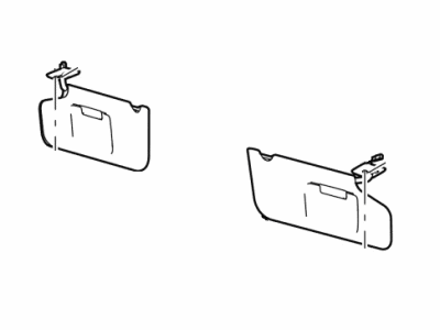 Lincoln AA1Z-7804105-AB Visor Assy - Sun