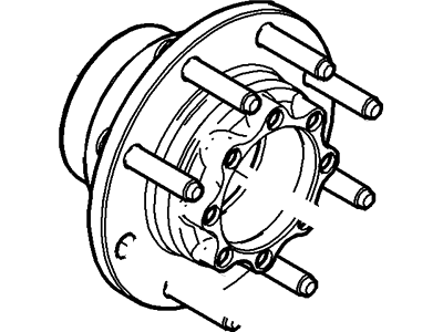 5C3Z-1109-CA Ford Hub Assembly - Wheel Illustration 1 of 1