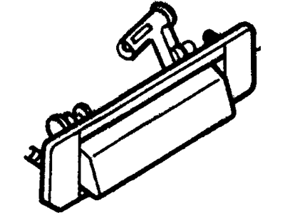 Mercury Tailgate Handle - F4CZ-74430A70-A