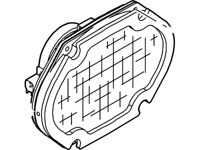 Ford CL3Z-18808-A Speaker Assembly CL3Z-18808-A Ford Speaker Assembly Illustration 1 of 1
