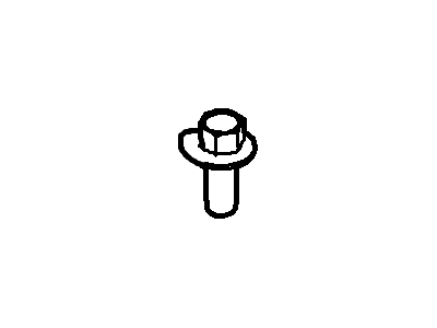 Ford -W505262-S437M Screw -W505262-S437M Ford Screw Illustration 1 of 1