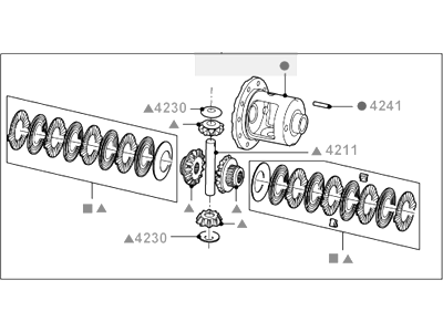 Ford F7UZ-4026-AA Differential Assembly