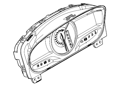 Ford BT4Z-10849-HA Instrument Cluster