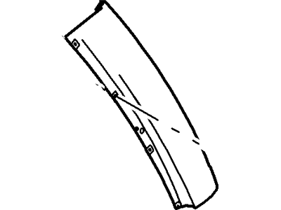 Ford 2L7Z-78291A09-AA Moulding, Driver Side 2L7Z-78291A09-AA Ford Moulding, Driver Side Illustration 1 of 1