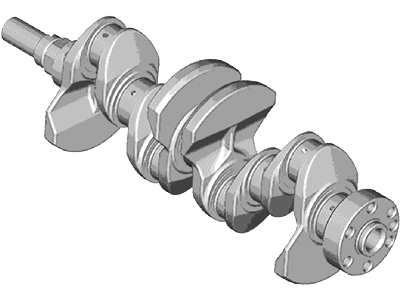 Ford BM5Z-6303-A Crankshaft Assembly