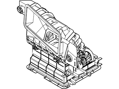 Lincoln BT4Z-19B555-D Evaporator And Housing Assy