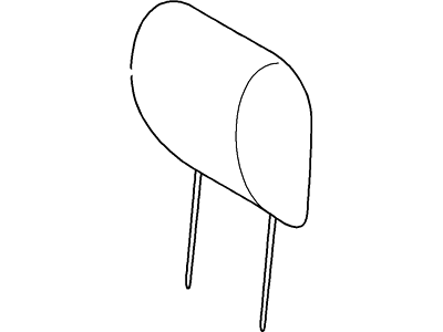 6L7Z-78611A08-AA Ford Head Rest Assembly Illustration 1 of 1