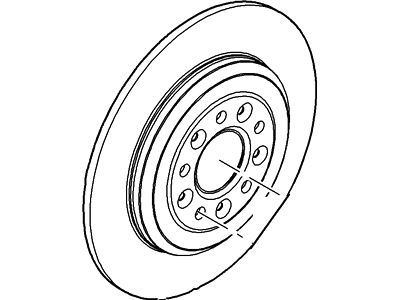 Ford 5F9Z-2C026-BA Disc - Brake 5F9Z-2C026-BA Ford Disc - Brake Illustration 1 of 1