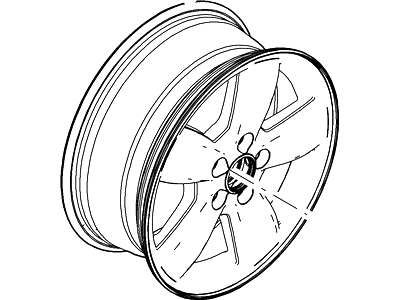 Mercury 9L8Z-1007-D Wheel Assy