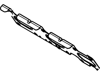 Ford AA5Z-9448-B Gasket AA5Z-9448-B Ford Gasket Illustration 1 of 1