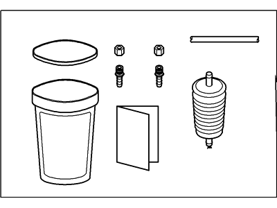 2W4Z-7B155-CA Ford Filter Assembly - Oil Illustration 1 of 1