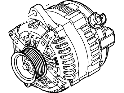 DG1Z-10346-C Ford Alternator Assembly Illustration 1 of 1