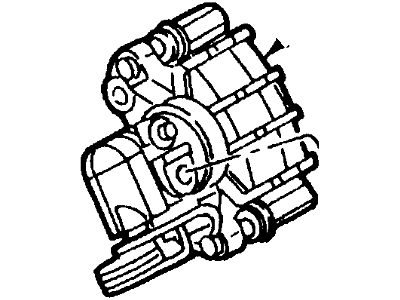 XF1Z-2V553-AARM Ford Caliper Assembly - Brake - Less Pads, Driver Side Illustration 1 of 1