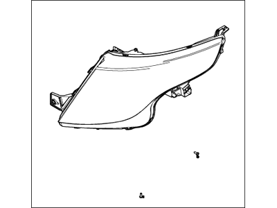 BB5Z-13008-L Ford Composite Assembly, Passenger Side Illustration 1 of 1