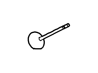 Ford 4C3Z-6505-AA Valve - Exhaust 4C3Z-6505-AA Ford Valve - Exhaust Illustration 1 of 1