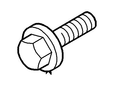 Ford -W701607-S437 Screw And Washer Assembly -W701607-S437 Ford Screw And Washer Assembly Illustration 1 of 1