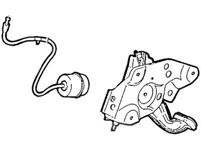 Mercury F1AZ-2780-A Lever Assembly - Parking Brake