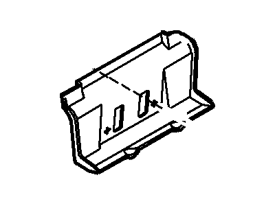 7C3Z-2522634-AA Ford Cup - Handle Illustration 1 of 1