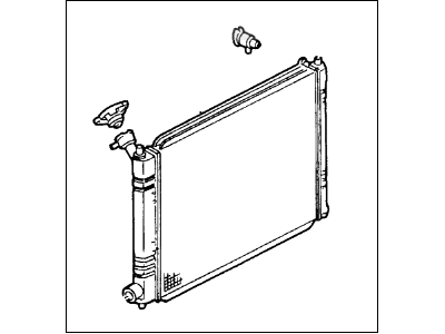 Mercury F8CZ-8005-AA Radiator Assembly