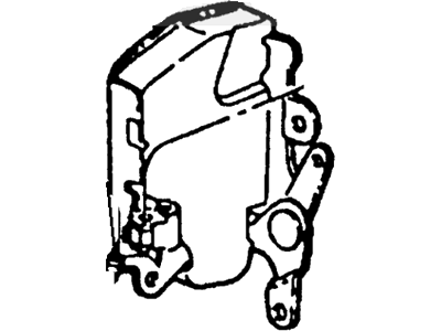 Mercury Cougar Door Latch Assembly - F8SZ-6321813-A