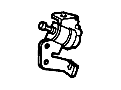 Ford E5TZ-12B526-A Solenoid And Bracket Assembly - Idle Speed