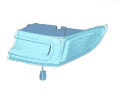 Ford GD9Z-13404-A Lamp Assembly - Rear, Stop And Flasher, Passenger Side GD9Z-13404-A Ford Lamp Assembly - Rear, Stop And Flasher, Passenger Side Illustration 1 of 1