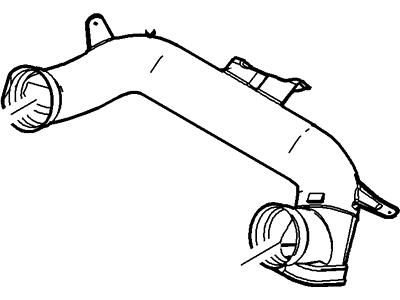 Ford 8C3Z-19A843-A Duct - Air 8C3Z-19A843-A Ford Duct - Air Illustration 1 of 1