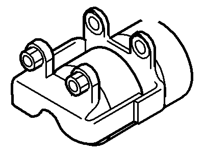 Ford 2L1Z-4A263-AB Damper Assembly - Vibration 2L1Z-4A263-AB Ford Damper Assembly - Vibration Illustration 1 of 1