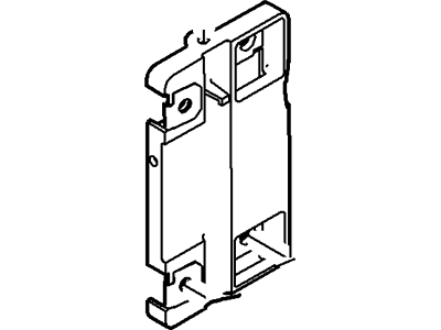 Ford 9L3Z-9D665-A Bracket 9L3Z-9D665-A Ford Bracket Illustration 1 of 1