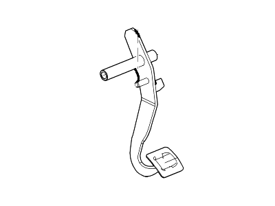 BU9Z-2455-A Ford Pedal Assembly - Brake Illustration 1 of 1