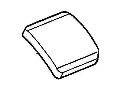 EOHZ-2457-B Ford Pad - Pedal Illustration 1 of 1