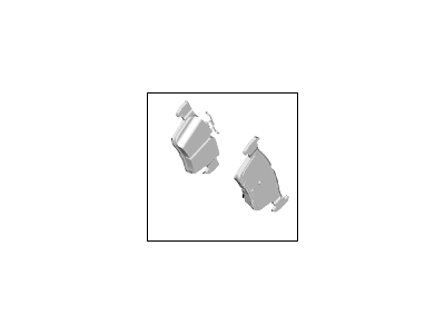 Ford DG9Z-2200-B Pad - Brake DG9Z-2200-B Ford Pad - Brake Illustration 1 of 1