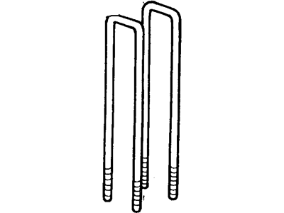 Ford EOTZ5705C U-Bolt EOTZ5705C Ford U-Bolt Illustration 1 of 1