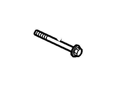 Ford XW4Z-2M101-AA Bolt XW4Z-2M101-AA Ford Bolt Illustration 1 of 1