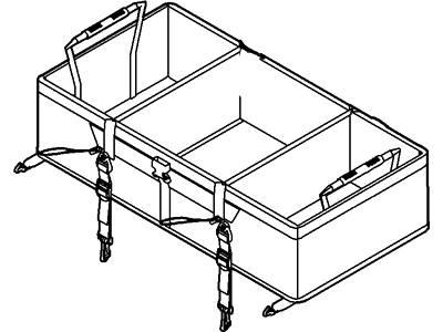 Ford AE5Z-78115A00-B Compartment Assy - Rear Stowage
