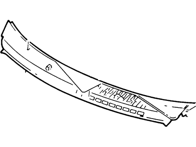 Mercury XF5Z-12022A68-AAA Grille - Cowl Top