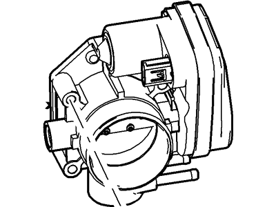 Lincoln 6E5Z-9E926-AA Throttle Body And Motor Assembly