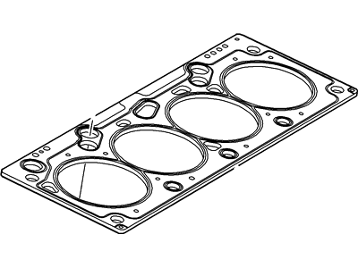 YS4Z-6051-BA Ford Head Gasket Illustration 1 of 1