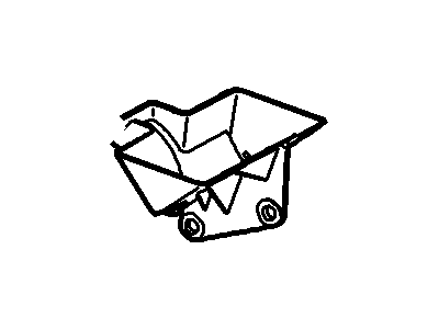 Ford 9E9Z-7J387-A Reservoir Assembly 9E9Z-7J387-A Ford Reservoir Assembly Illustration 1 of 1