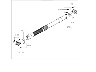 Ford BR3Z-4602-C Shaft Assembly - Drive