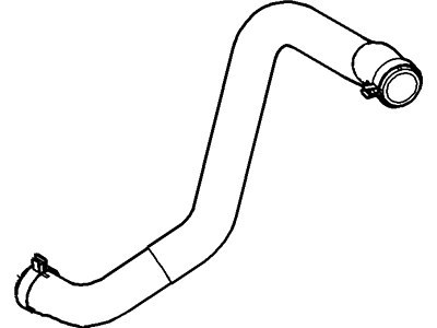 8G1Z-8286-A Ford Hose - Radiator Illustration 1 of 1