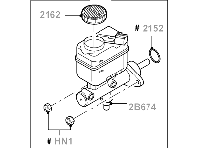 Lincoln 2L2Z-2140-AB Kit - Master Cylinder Repair