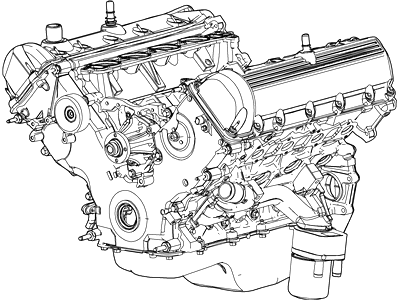 Ford 9C2Z-6006-A Service Engine Assy