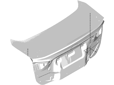 Ford DS7Z-5440110-A Door Assembly - Luggage Compartment DS7Z-5440110-A Ford Door Assembly - Luggage Compartment Illustration 1 of 1