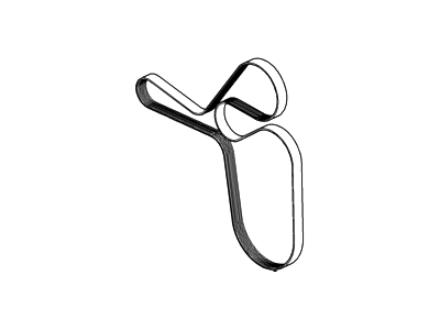 7C3Z-8620-K Ford V-Belt Illustration 1 of 1