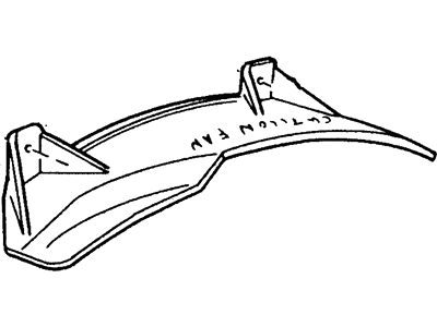 Ford F57Z8A611A Guard Assembly - Engine Fan