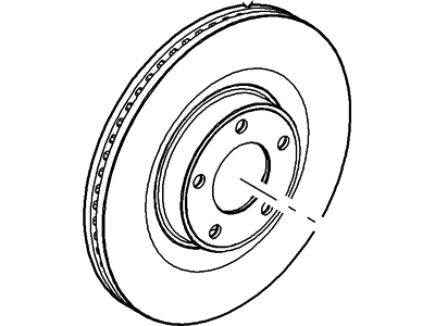 Ford 7T4Z-1125-A Rotor Assembly 7T4Z-1125-A Ford Rotor Assembly Illustration 1 of 1