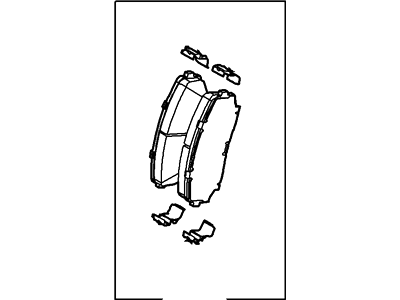 Lincoln BT4Z-2001-A Kit - Brake Lining